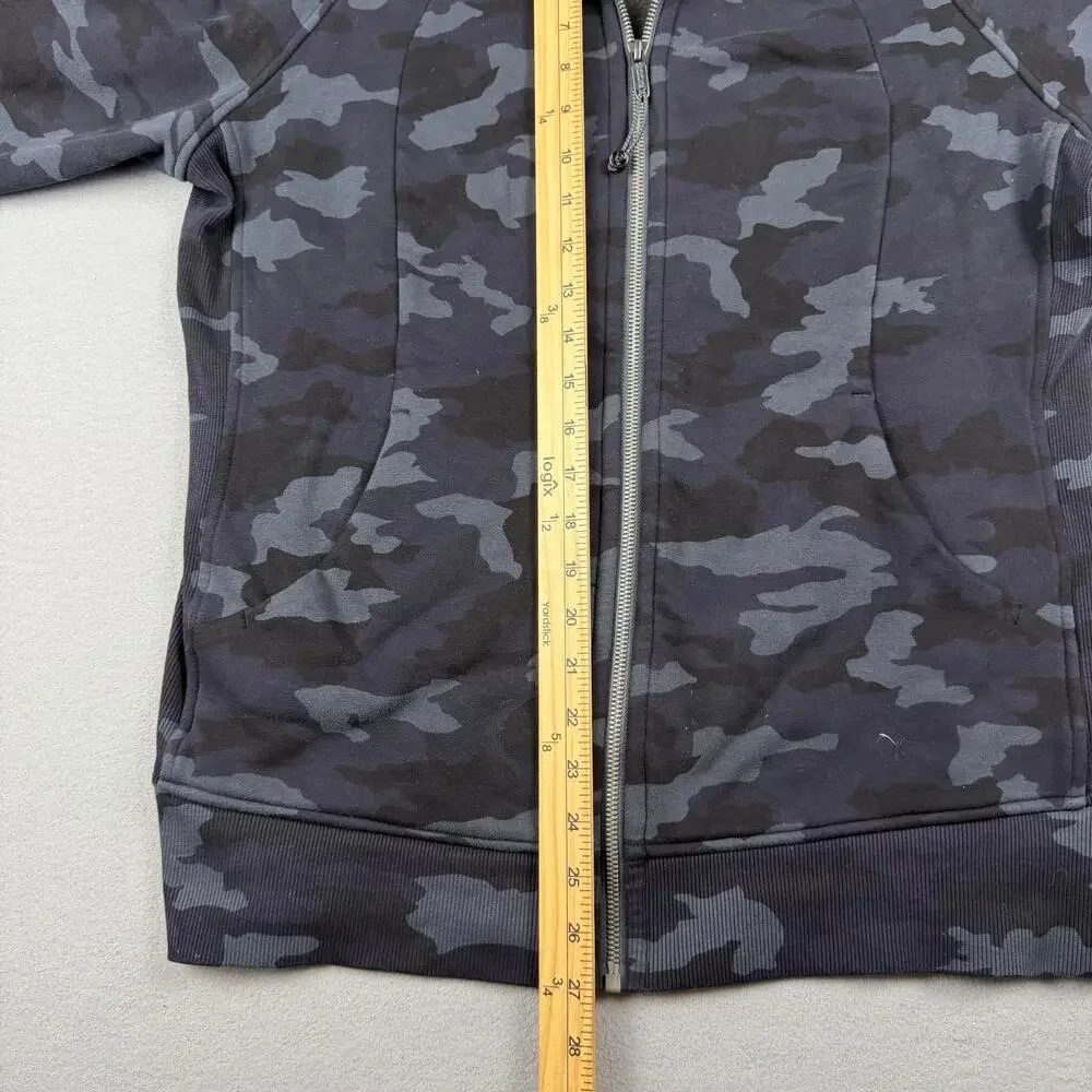 Lululemon Scuba Camo Full Zip Hoodie Size 14